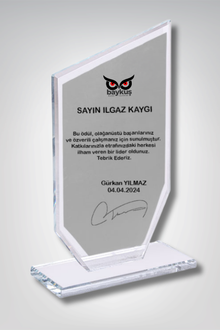 Sublimasyon Cam Plaketler