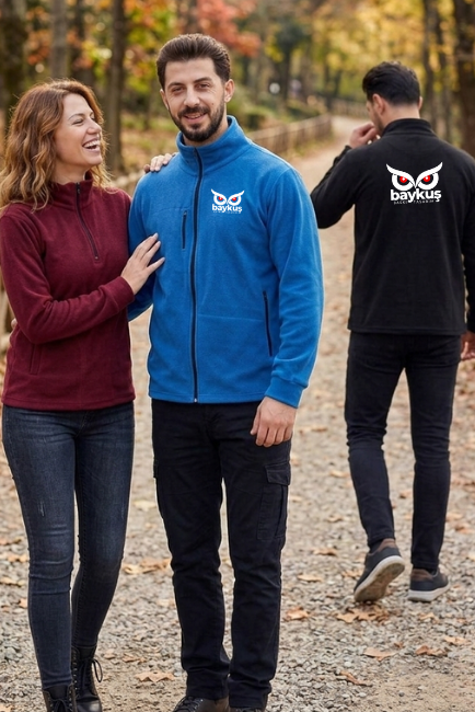 Baskılı Polar Mont