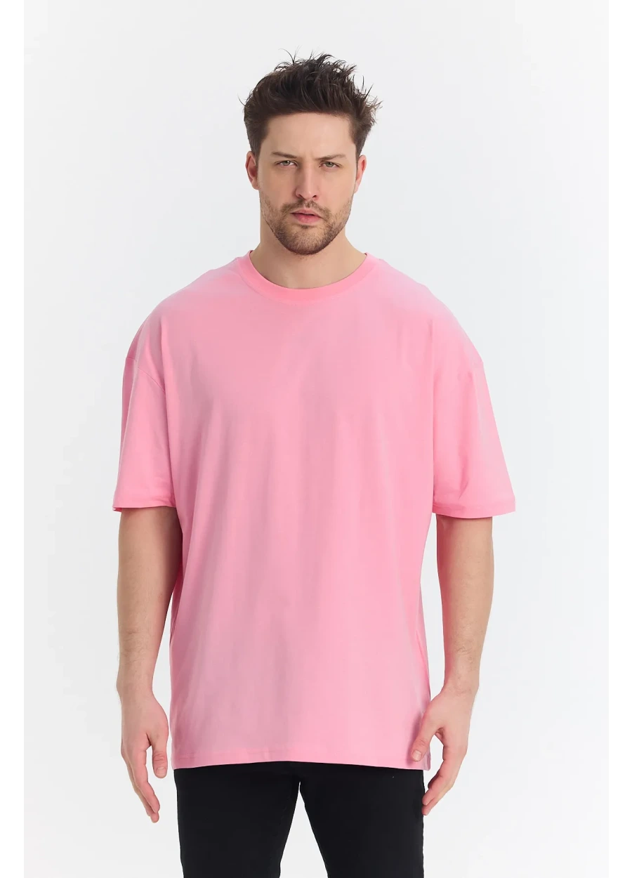 Oversize T-shirt 24/1 - Pembe
