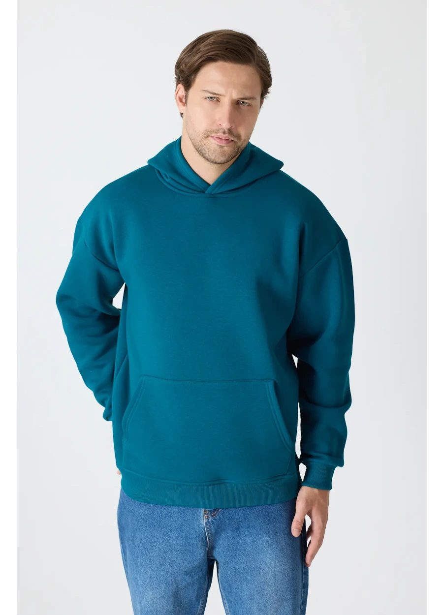 Hoodie - Petrol Yeşili