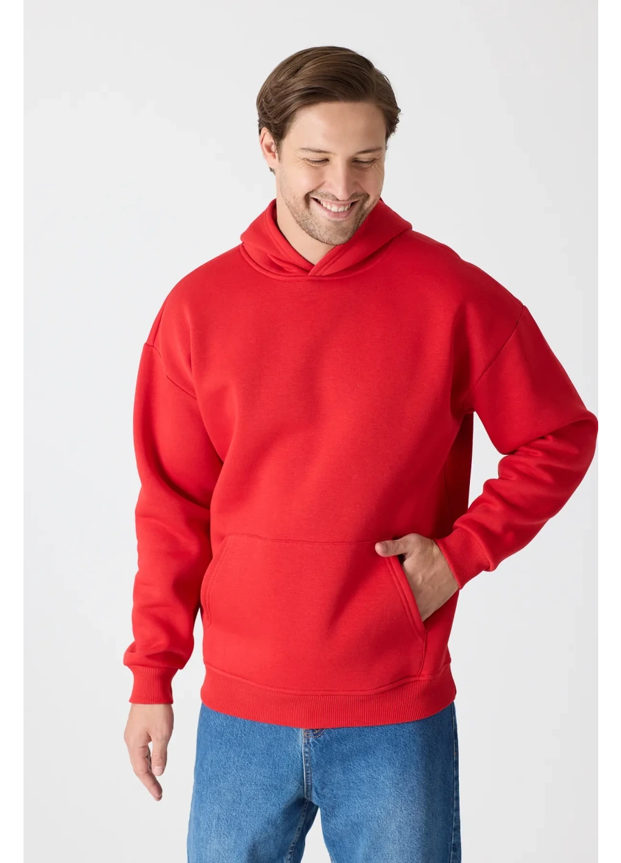 Hoodie - Kırmızı