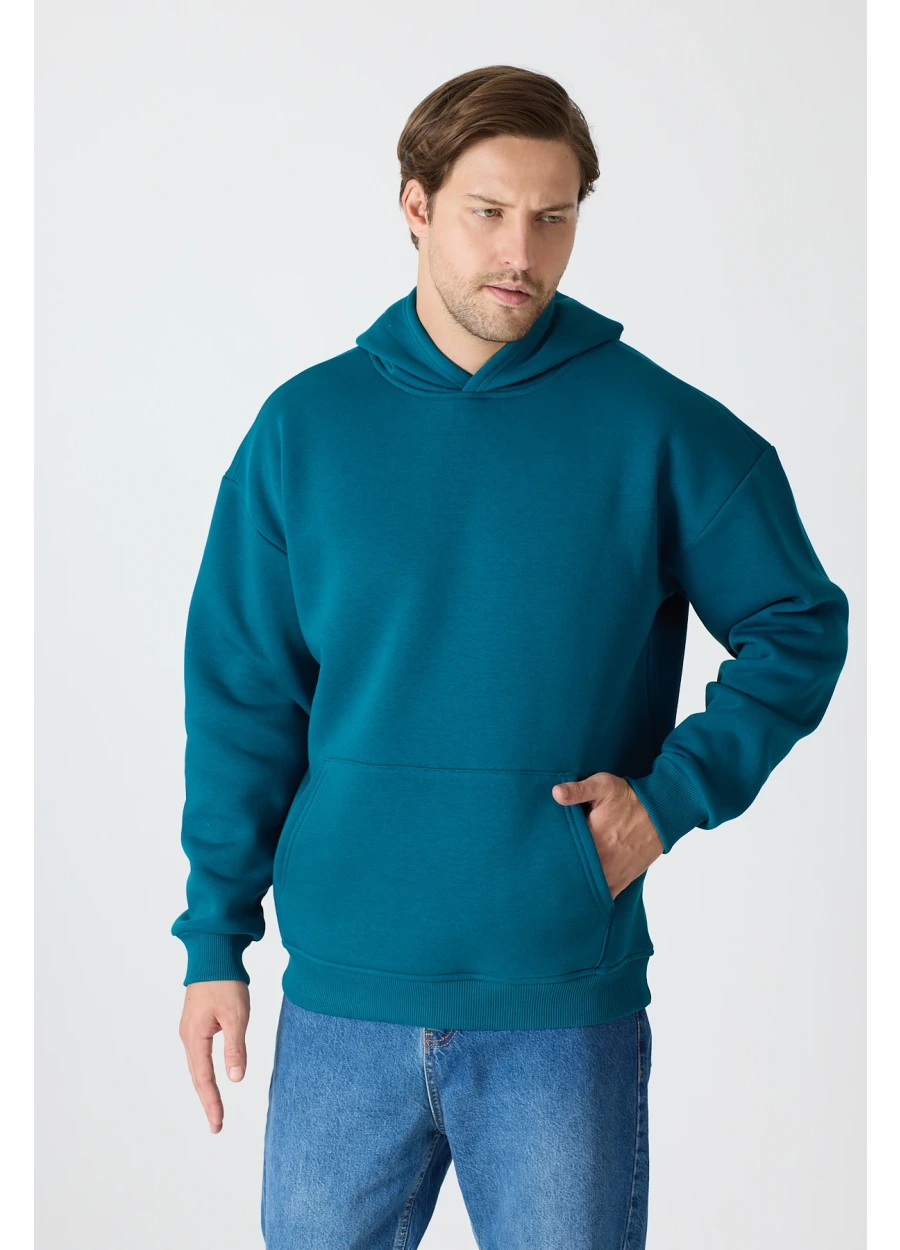 Hoodie - Petrol Yeşili