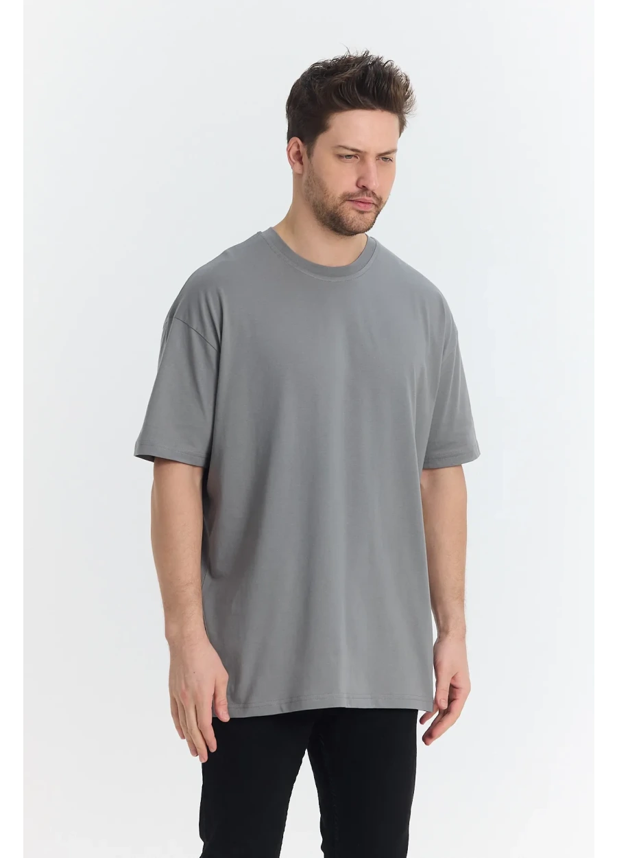 Oversize T-shirt 24/1 - Gri