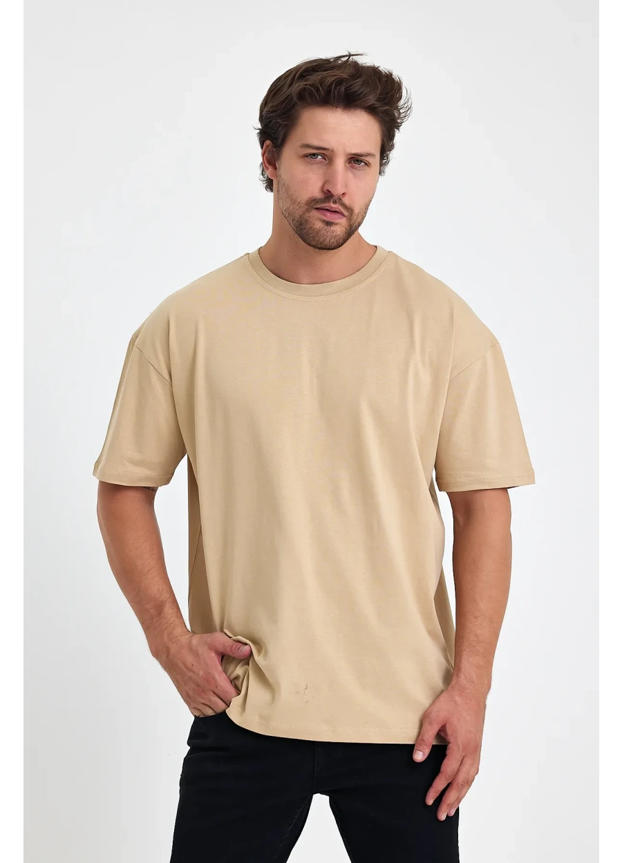 Oversize T-shirt 24/1 - Bej