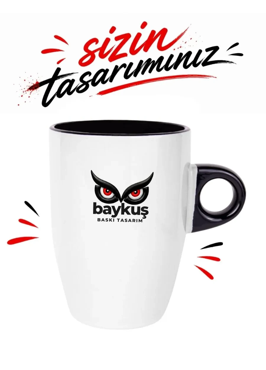 Latte Kupa Bardak - Siyah