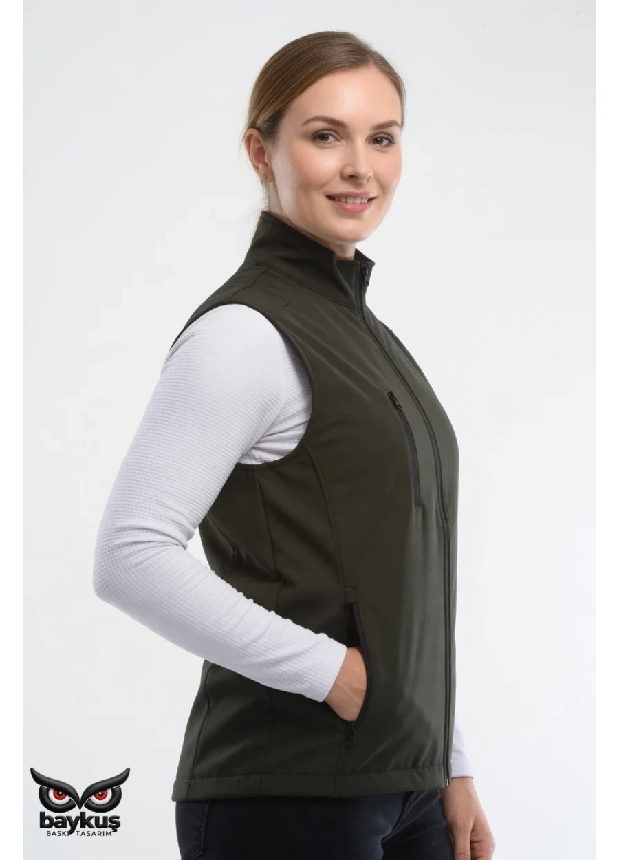 Softshell Yelek - Haki Yeşil