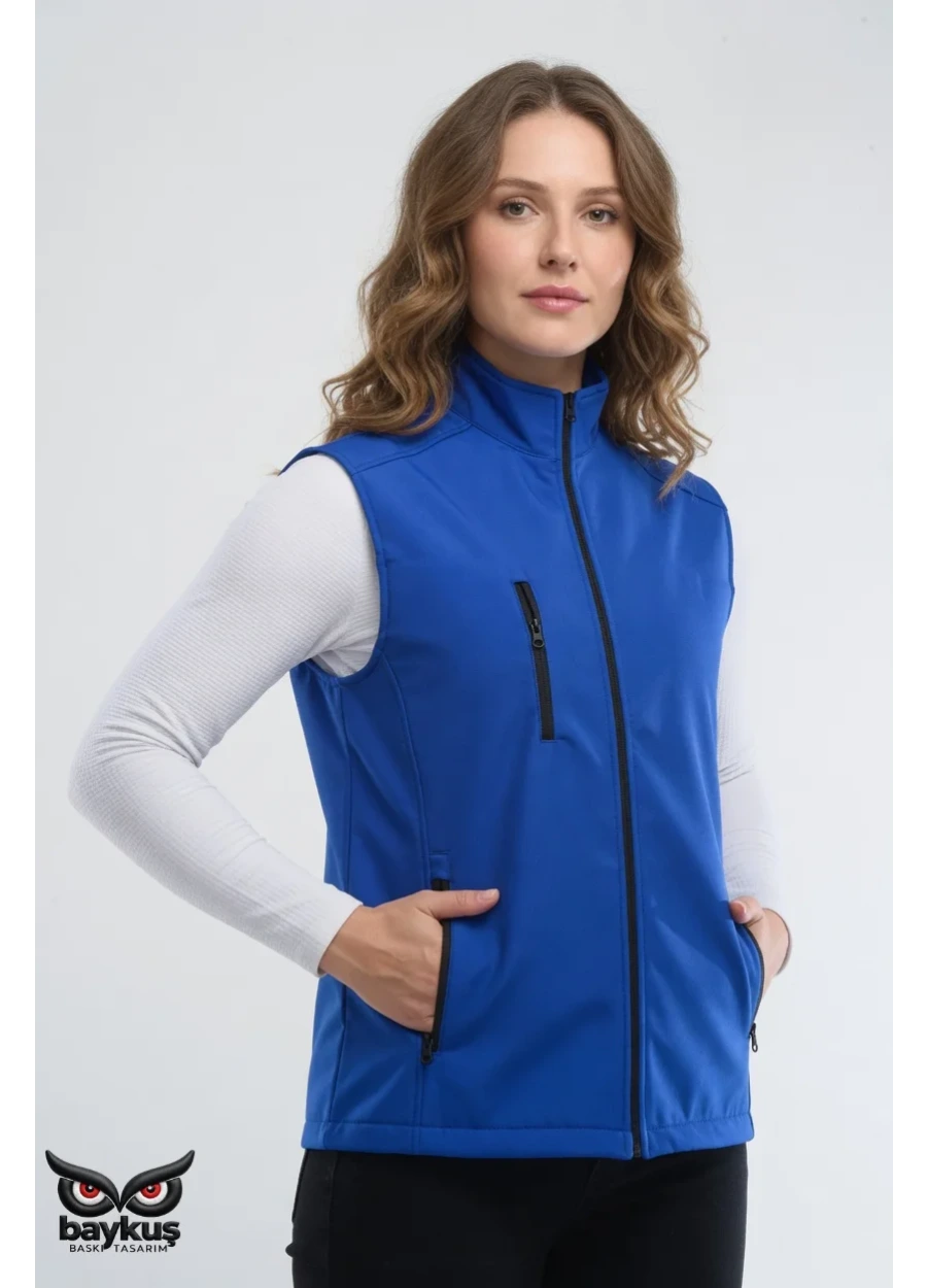 Softshell Yelek - Saks Mavi