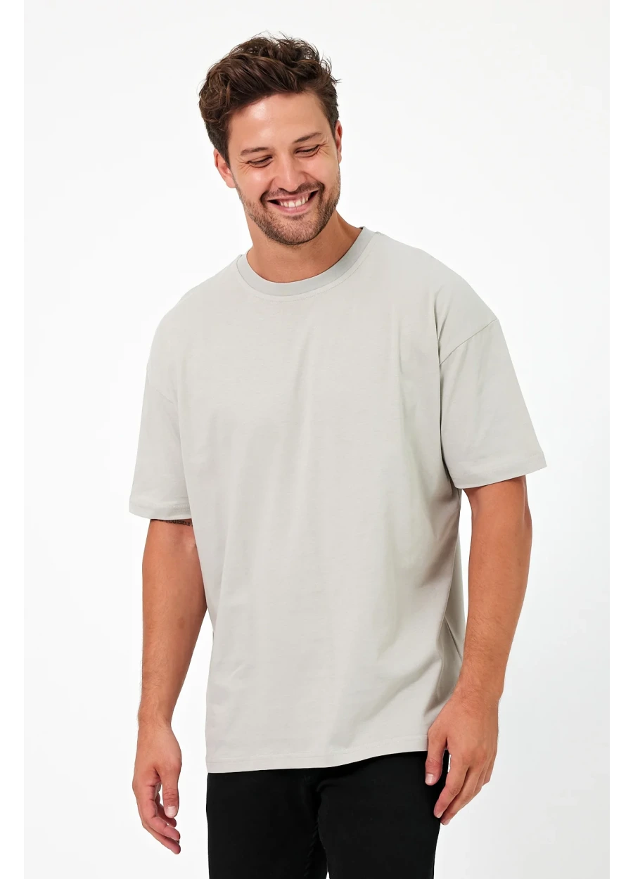 Oversize T-shirt 24/1 - Boyalı Gri