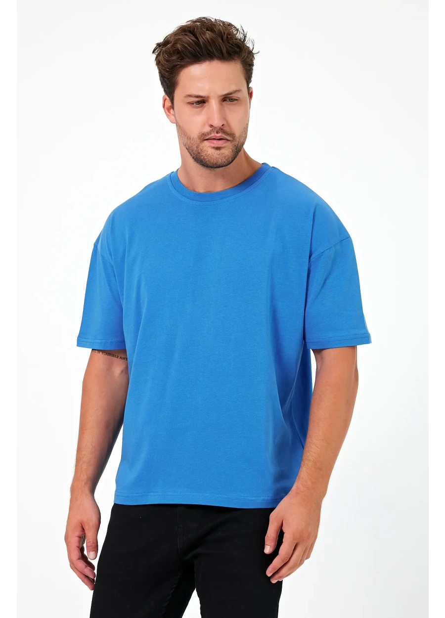 Oversize T-shirt 24/1 - Mavi