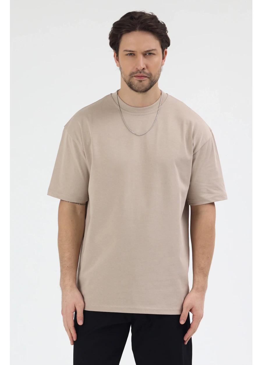 Oversize T-Shirt ⁠30/2 - Taş