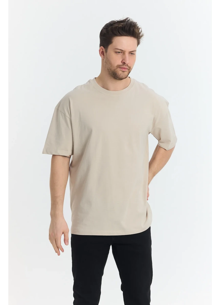 Oversize T-shirt 24/1 - Taş