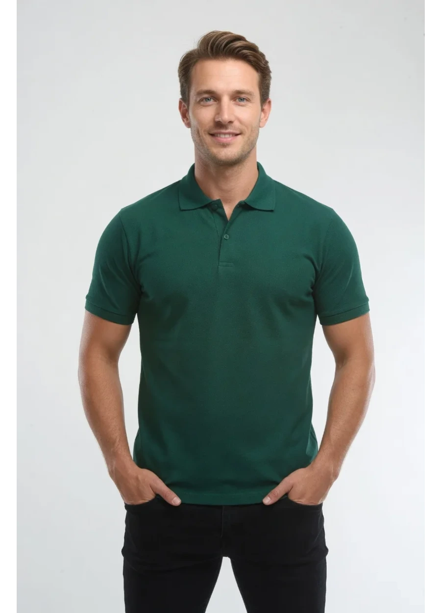 Polo Yaka Tişört - Yeşil