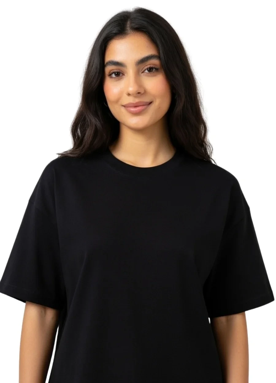 Ketuna Oversize Tişört - Siyah
