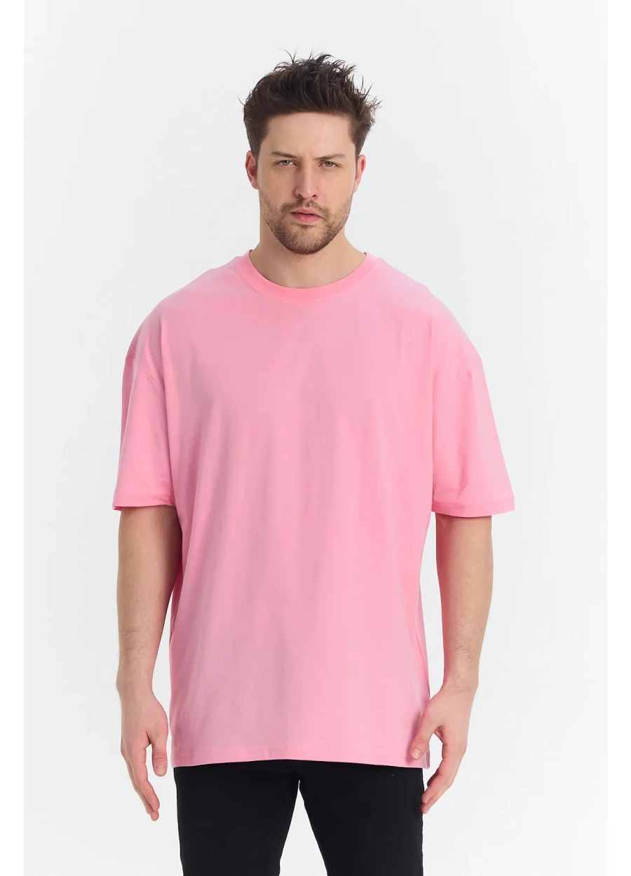 Oversize T-shirt 24/1 - Pembe