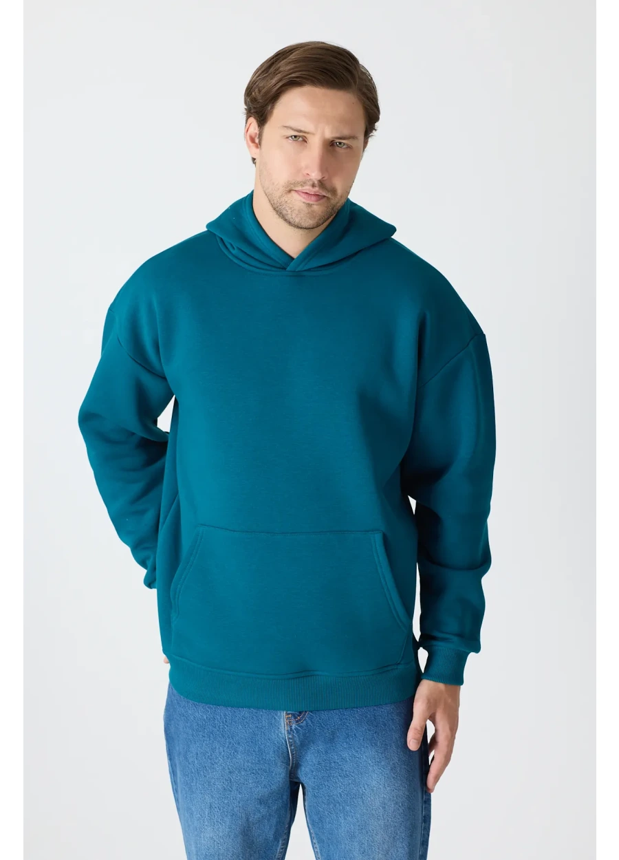 Hoodie - Petrol Yeşili