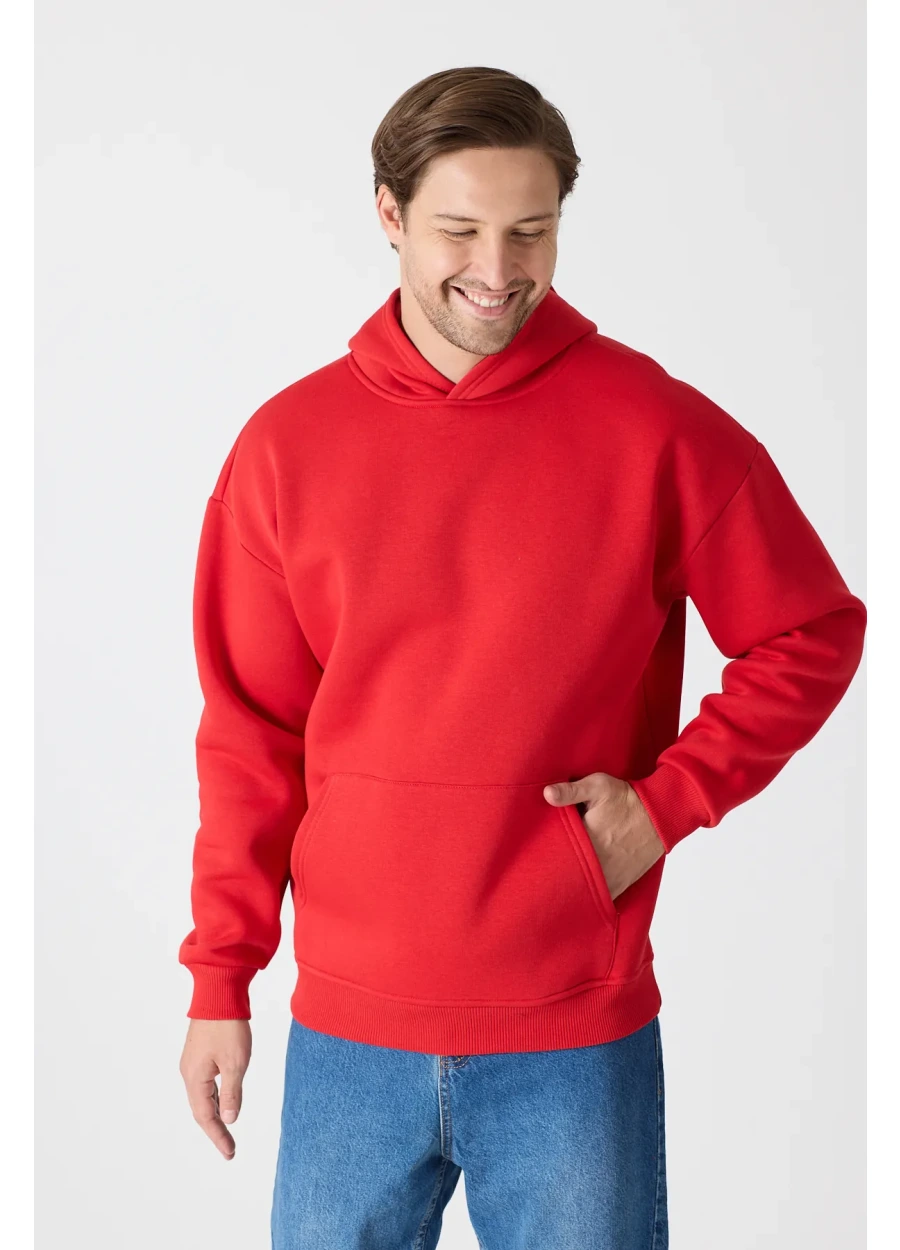 Hoodie - Kırmızı