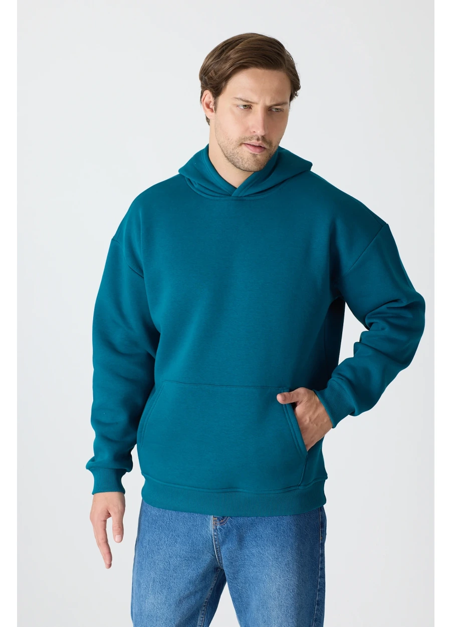 Hoodie - Petrol Yeşili