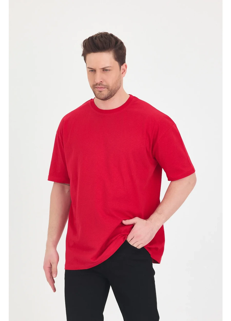 Oversize T-shirt 24/1 - Kırmızı