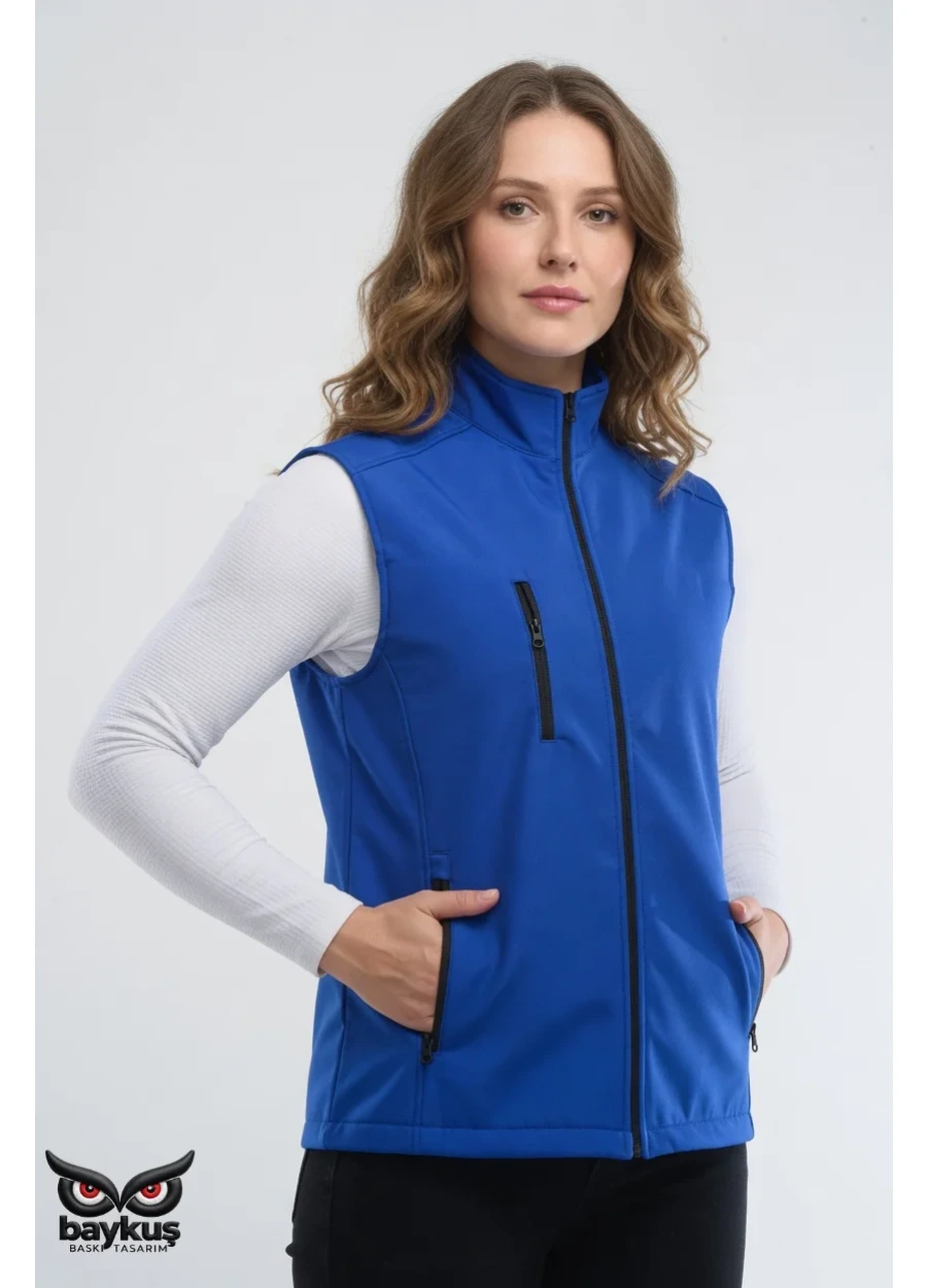 Softshell Yelek - Saks Mavi