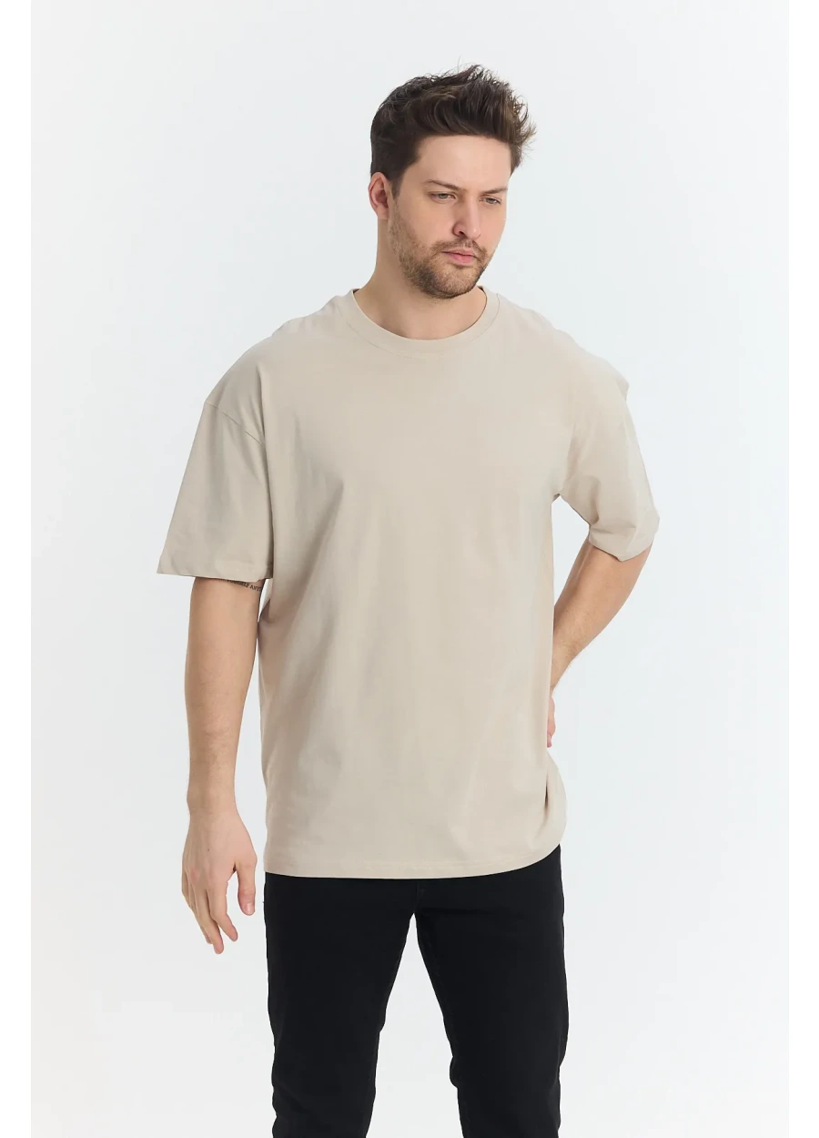 Oversize T-shirt 24/1 - Taş