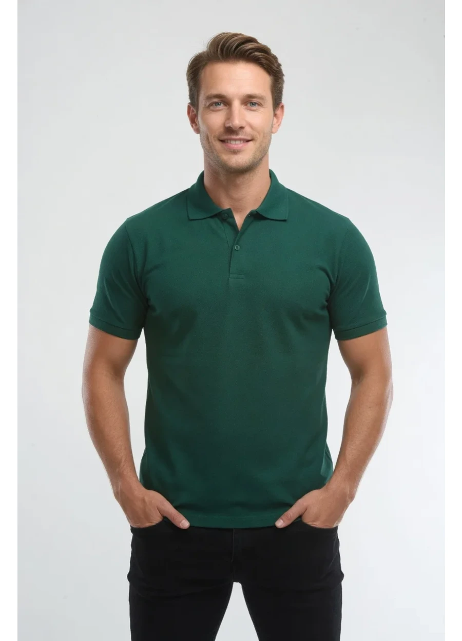 Polo Yaka Tişört - Yeşil